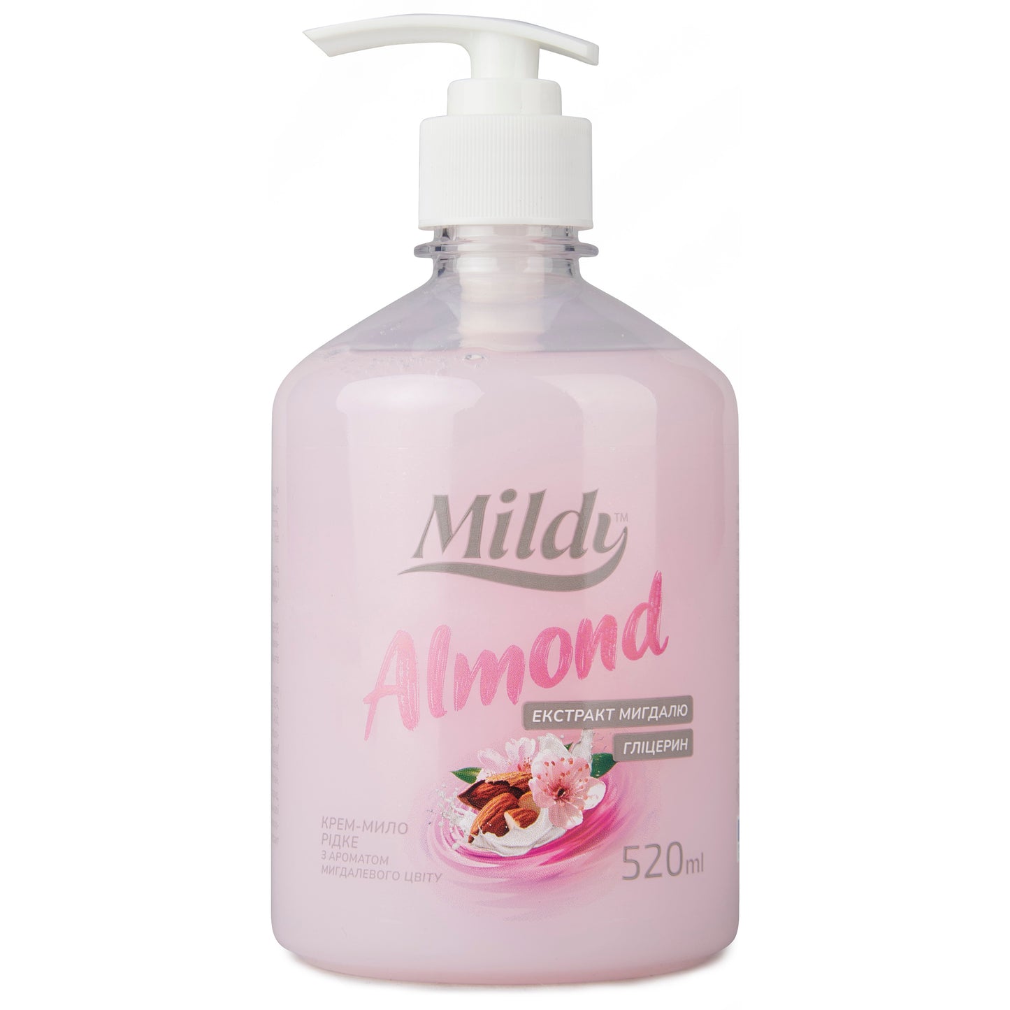 Крем-мило рідке Almond аромат мигдалевого цвіту 520 мл - BIOSSOT