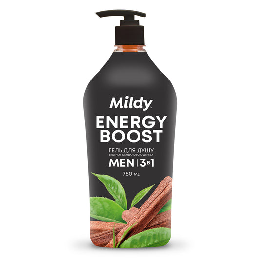 Гель для душу чоловічий 3в1 Energy Boost 750 мл - BIOSSOT