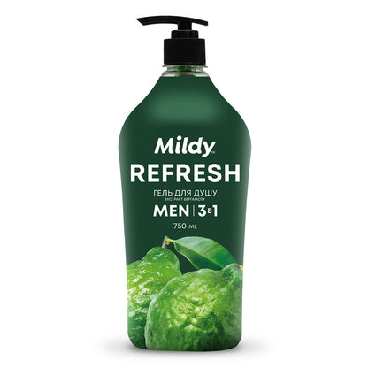 Гель для душу чоловічий 3в1 Refresh 750 мл - BIOSSOT
