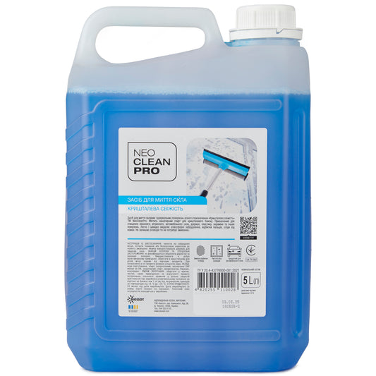 Засіб для миття скляних і дзеркальних поверхонь "Кришталева свіжість" 5 л - BIOSSOT