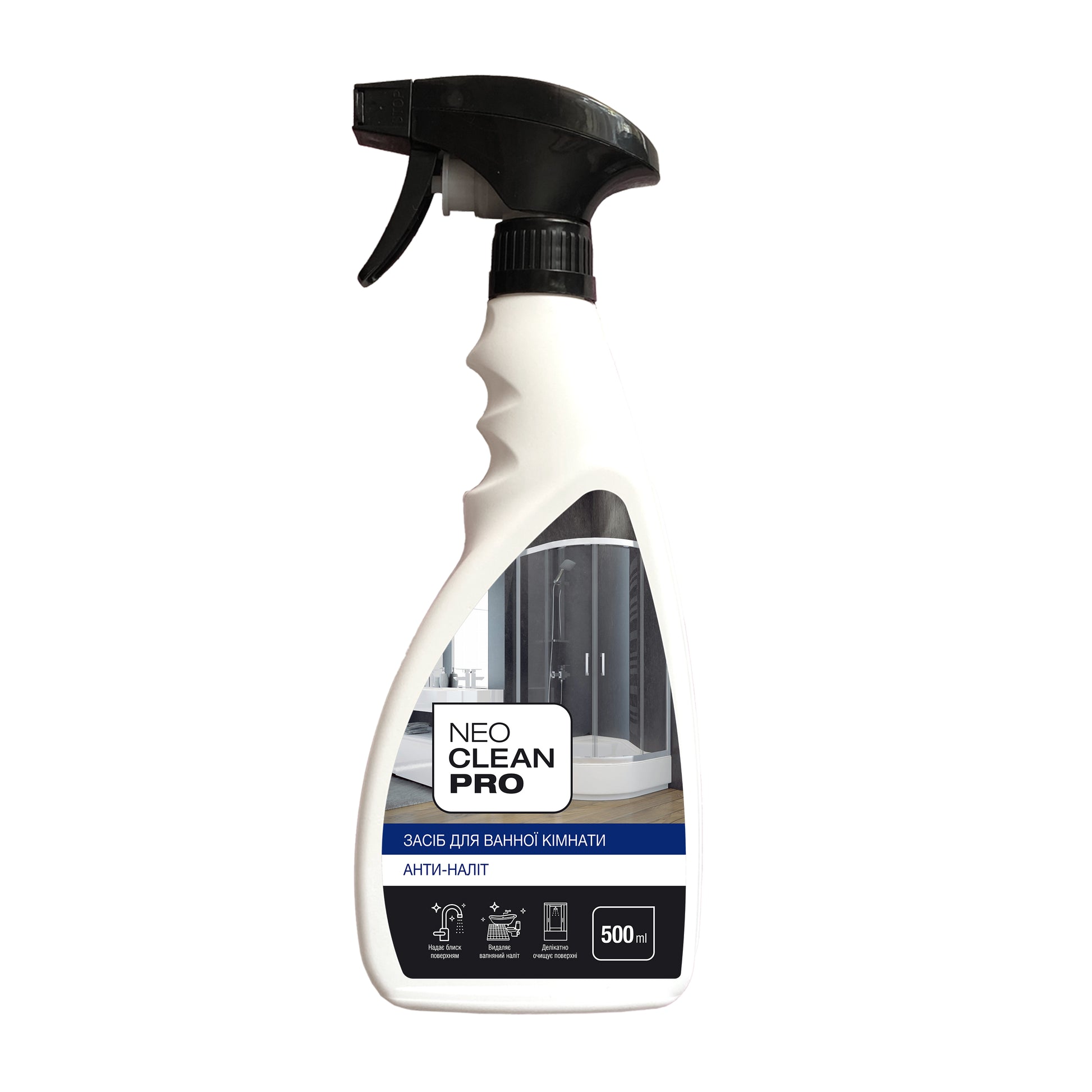 Засіб для миття ванних кімнат "Анти-наліт" 500 мл - BIOSSOT