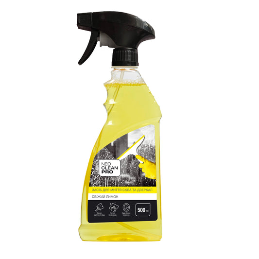 Засіб для скла та дзеркал "Свіжий лимон" 500 мл - BIOSSOT