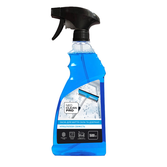 Засіб для миття скляних і дзеркальних поверхонь "Кришталева свіжість" 500 мл - BIOSSOT