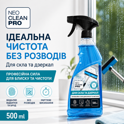 Засіб для миття скляних і дзеркальних поверхонь "Кришталева свіжість" 500 мл