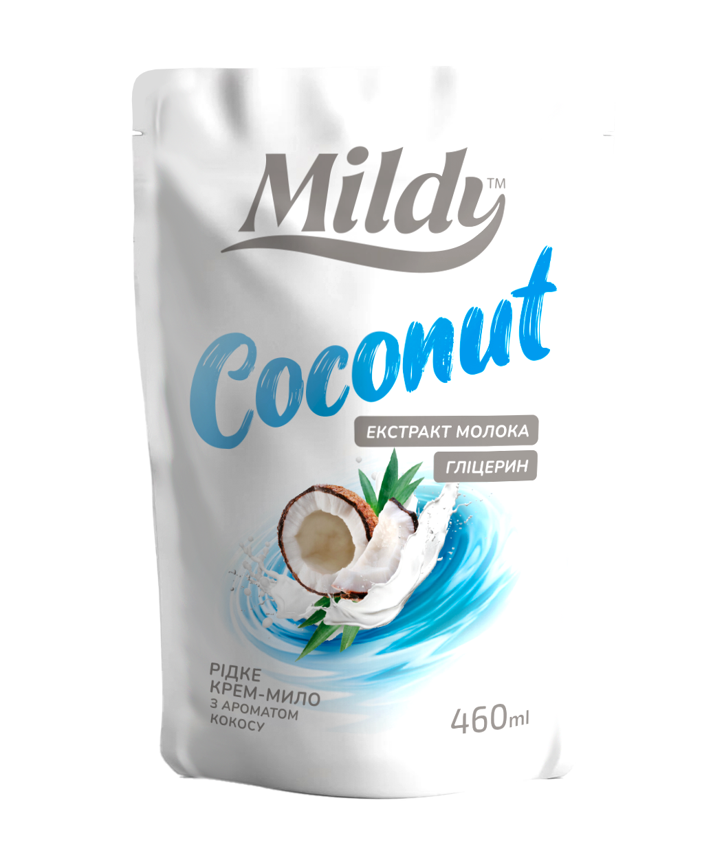 Рідке крем-мило Coconut аромат кокосу дой-пак 460 мл - BIOSSOT