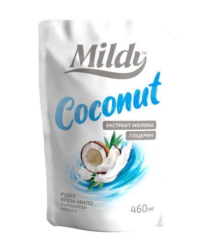 Рідке крем-мило Coconut аромат кокосу дой-пак 460 мл - BIOSSOT