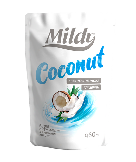 Рідке крем-мило Coconut аромат кокосу дой-пак 460 мл - BIOSSOT